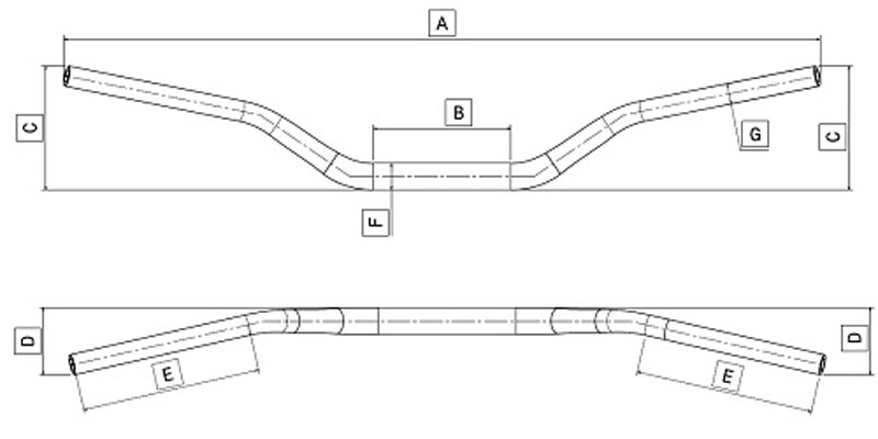 Ghi đông Domino HSA Medium Ø 28 - Nhôm Đen - 11309410041