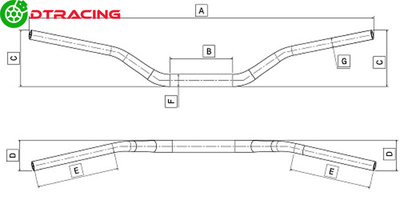 Ghi đông Domino HRN Low Ø 28 - Nhôm Đen - 04959410040